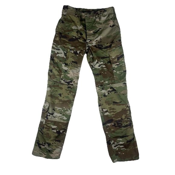 US Army Pants Small Regular Camo‎ Trousers Ripstop Insect Repellent Combat - Picture 1 of 8